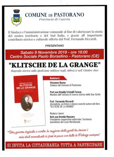 Presentazione del libro "Klitsche de la Grange"